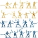 thumbnail image 1 of BRIGHTFUFU 100 Uds. Juguetes de soldado pirata Mini modelos de personas mesa de arena soldado pirata en miniatura, 1 of 1