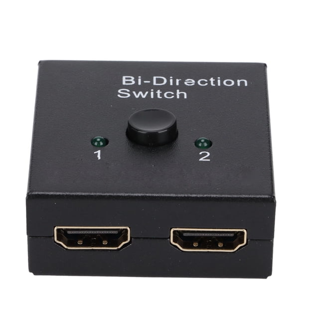 Divisor de interfaz multimedia HD Interfaz multimedia HD 1 en 2 salidas/2 en 1 interruptor de salida para PC y televisores