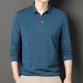 thumbnail image 4 of pstuiky Camisas de manga larga de invierno para hombre, Pijama deportivo para hombre, para estar en casa, de color liso, con camiseta deportiva de manga larga y cuello vuelto m, 4 of 9
