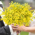 thumbnail image 3 of Flores artificiales N&T Nieting Babys Breath, 10 unidades, amarillas, 3 of 9