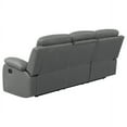 thumbnail image 5 of Nova 3-piece Upholstered Motion Reclining Sofa Set Dark Grey, 5 of 5