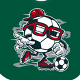 thumbnail image 4 of Inktastic Soccer Ball Boys or Girls Baby Bib, 4 of 4