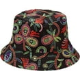 thumbnail image 6 of CoCopeaunts Cotton Bucket Hat Pattern Fisherman Hat Women Four Seasons Outdoor Sunscreen Men Fisherman Hat 2 Side Wearable, 6 of 8