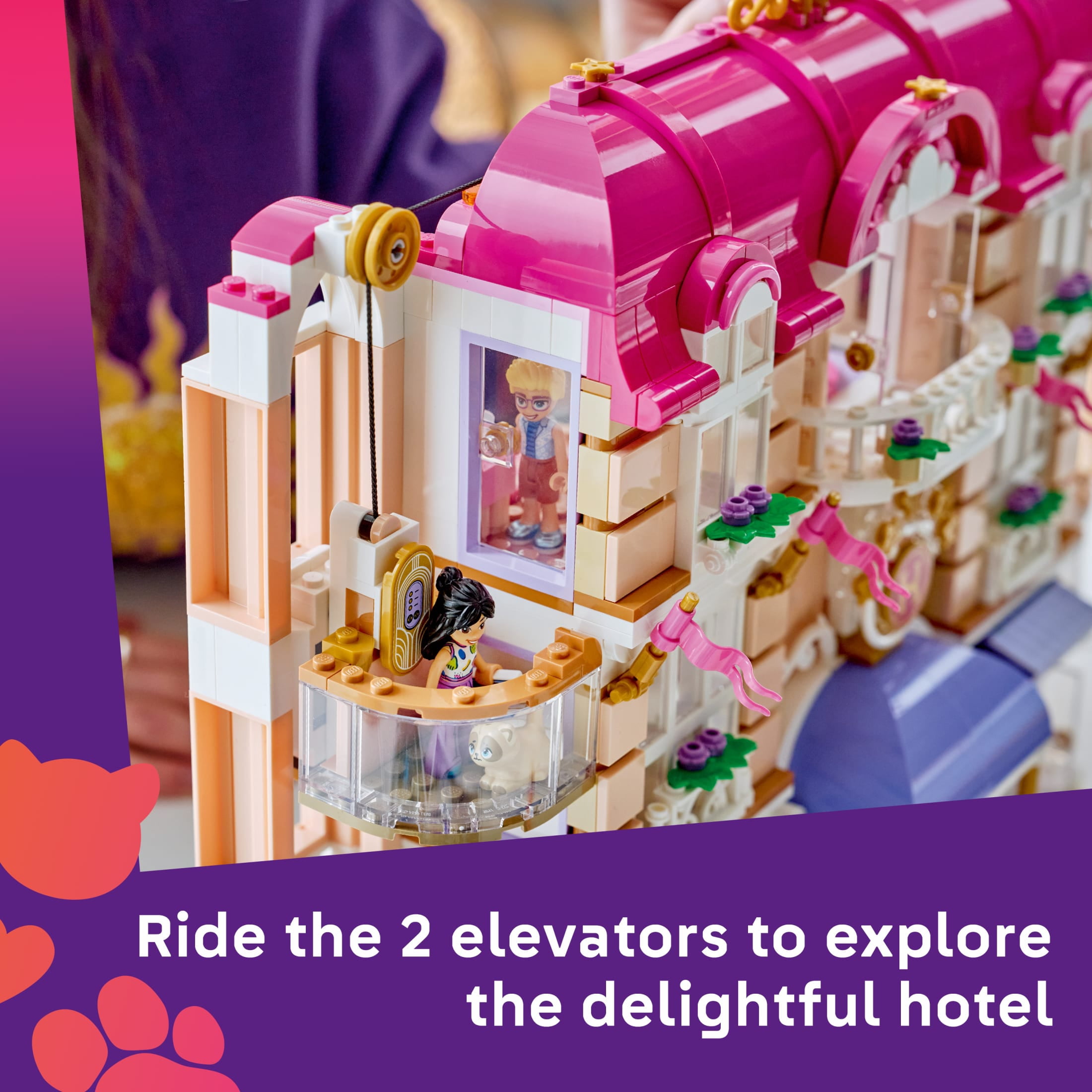 LEGO Friends Heartlake City Grand Hotel - Building Toy for Girls & Boys, Ages 9+ - Dollhouse Playset - Includes 6 Minidolls - Gift for Birthdays - 42704