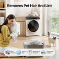 thumbnail image 6 of 110V Portable Clothes Dryer 830W Compact Laundry Dryers 2 cu.ft Electric Machine with Stainless Steel Tub for Apartment,RVs,Dorms,12LBS drying machine Clothing Dryer secadora portatil de ropa, 6 of 8