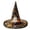 30#F, variant on Witch Hat for Women Halloween Vintage Floral Pointed Wizard Hat Ghost Wide Brim Quilted Cosplay Costume Accessories Adults