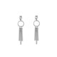 thumbnail image 4 of Pendientes de acero de titanio, pendientes de tres varillas, pendientes de acero inoxidable, fáciles de limpiar, 4 of 6