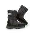 thumbnail image 6 of Frontwalk Men Warm Boot Mid Calf Snow Boots Plush Lined Waterproof Booties Outdoor Non-slip Winter Shoes Mens Magnetic Hiking Bootie Black 6.5, 6 of 9
