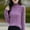 Purple, variant on Vetsdori Turtleneck Sweaters for Women Holiday White Pullover Solid Long Sleeve Womens Sweaters Office