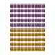 thumbnail image 4 of 100 anillos reutilizables de aluminio 2023 para patas de paloma, numerados y de identificación. naranja y violeta, 4 of 7