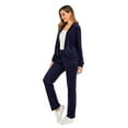 thumbnail image 5 of FANNYC 2 Piece Set Women's Track Suit Set Velvet Sweatsuits Jogging Sweatshirt & Sweatpants Sport Wear Outfits Activewear, 5 of 7