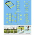 thumbnail image 2 of Speed and Agility Ladder,Fitness Ladders,Football Training Ladders with Carring Bag - 12 Rung, 2 of 10