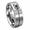 Silver, variant on Men Spider Emblem 8mm Band Ring in Stainless Steel, 7-11, with Engraved Arachnid Motif for Concert Looks, Themed Events, and Birthday Gifts for Friends