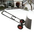 thumbnail image 1 of Snow Pusher Shovel, Efficient Metal Snow Shovels 29in Width  for Yard, 1 of 8