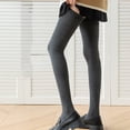thumbnail image 3 of Eoperou 1 Pair 80cm Japanese Style Solid Color High Elasticity Non-slip Silicone Thigh Stockings Autumn Winter Women Over Knee Socks, 3 of 8