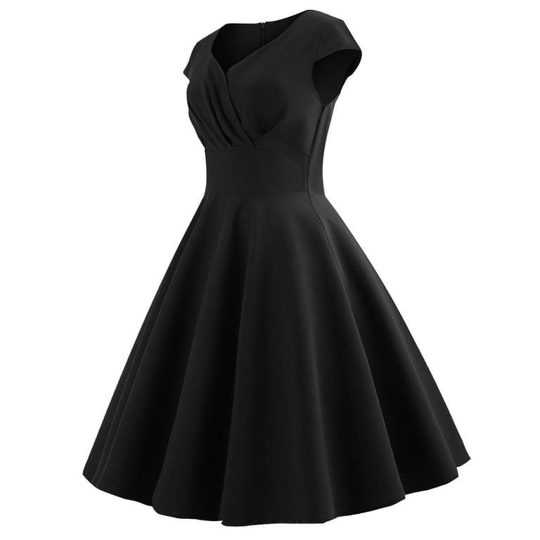 Women's Fit And Flare Church Dress 3/4 Sleeve Knee Length AOMONI Women's 3/4 Sleeve Fit And Flare Church Dress - Knee Length Midi Dress Green Dress Women Women's Fit And Flare Church Dress 3/4 Sleeve Knee Length AOMONI Women's 3/4 Sleeve Fit And Flare Church Dress - Knee Length Midi Dress Green Dress Women