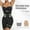 Black, variant on ZZwxWA Womens Shapewear Compression Bodysuit Jumpsuit Club Wear Women's Athletic Supporters Bodysuit Solid Color Women's Sports Rompers