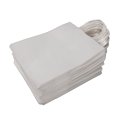 thumbnail image 1 of M Buder 50Pcs Bolsa de Papel Kraft para Regalo y Compras con Asas Blanco M 21x11x27cm, 1 of 9