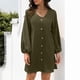 thumbnail image 2 of Vestido Fridja Moda Casual Mujer Cuello en V Manga Larga, 2 of 6