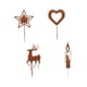 thumbnail image 5 of Estacas de jardín navideñas, letreros navideños para jardín, estatuas artísticas, micropaisaje decorativo Juego de 4 piezas estilo E, 5 of 9