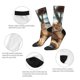 thumbnail image 4 of Balery Relaxing Cat With Orange Juice Calcetas Largas con Estampado para Hombre y Mujer – Suaves y Transpirables, Talla Única (US 5-11), 4 of 6