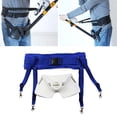 thumbnail image 3 of 1 Juego Cinturón de Cintura Accesorios de Pesca Soporte Ajustable Bota de Pie Convenientes Accesorios de Cintura Suministros Ver para Los Entusiastas Azul L Sunnimix Soporte de caña de pescar, 3 of 8