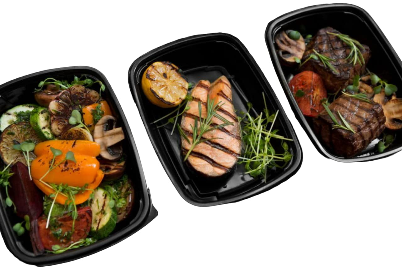 [50-Pack] Meal Prep Container with Lid| 28 Oz - 1 Compartment Disposable Plastic Food Storage Containers| BPA Free Stackable Reusable Bento Box| Microwave, Dishwasher & Freezer Safe