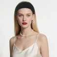thumbnail image 2 of Unique Bargains 1 Pc Headband Chiffon Wide Hair Accessories Black, 2 of 5