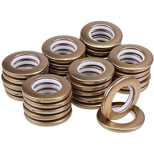 40mm Curtain Eyelet Ring Snap For Blinds Drapery Circle Slide Round Clip Grommet 