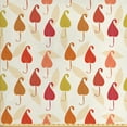 thumbnail image 1 of Leaves Fabric by the Yard, Repetitive Pattern of Abstract Autumn Leaf Nature on Pastel Background, Decorative Upholstery Fabric for Chairs & Home Accents, Ivory and Multicolor by Ambesonne, 1 of 4