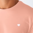 thumbnail image 5 of Dalix Lil Heart Midweight Cotton Short Sleeve Summer Tee Mens in Sunset 4XL XXXX-Large, 5 of 5