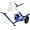 Blue, variant on Log Dolly with Load Binder & Chain, 440lbs Heavy Duty Log Skidding Arch with 16" Tires for ATV, Steel Log Holder Mover Dollies for Diameter 20", Durable Log Skidder for Wood Transport