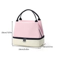 thumbnail image 3 of Dmlowu Lunch Bag for Women, Thermal Tote Insulated Lunch Box with Handle and Zipper, Portable Reusable Cooler Tote Bags for Office Car Picnic Camping Outdoor, 3 of 7