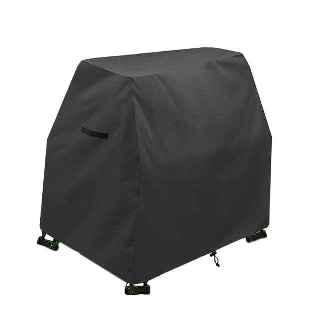 Inteprter Cubierta protectora impermeable para juguetes al aire libre, juguetes para exteriores, daños por lluvia y clima, impermeable Cubiertas para muebles de jardín Negro