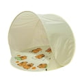 thumbnail image 3 of Tienda de playa con 4 estacas y bolsa de almacenamiento, tienda de campaña ligera y fácil de instalar, toldo para 3-4 personas para picnic acampada, 3 of 8