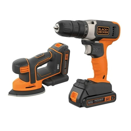 BLACK DECKER 20V MAX* Drill And Sander Combo Kit