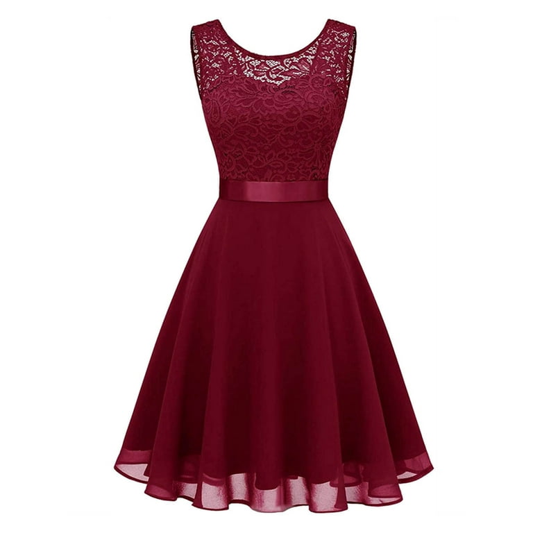 Pink Floral Lace Dress Short Bridesmaid Dresses with Sheer Neckline Pink Floral Lace Dress Short Bridesmaid Dresses with Sheer Neckline