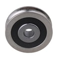 thumbnail image 2 of 4PCS Bearing Steel U Type Groove Pulley Rolloer Wheel 6x30x8mm for Door, 2 of 5