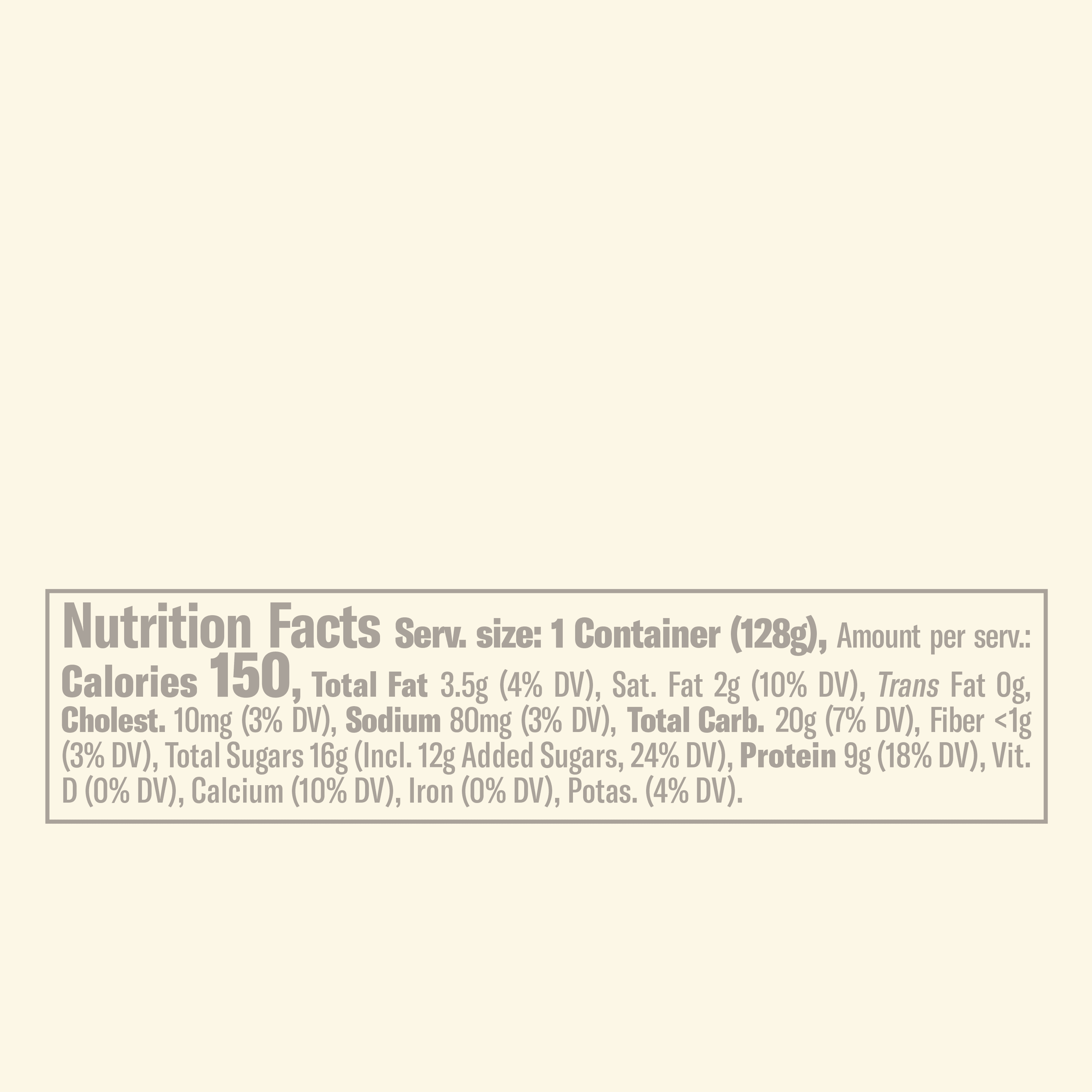 Chobani Flip Low-Fat Greek Yogurt, Perfect Peach Cobbler 4.5 oz Cup