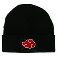 thumbnail image 2 of Naruto Akatsuki Red Cloud Hidden Leaf Symbol 2 Pack Beanie Set, 2 of 7