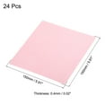 thumbnail image 2 of Unique Bargains Microfiber Cleaning Cloth 6' x 6' Soft Suede for Camera Lens in Individual Vinyl Pouch, Pink 24 Pack, 2 of 6