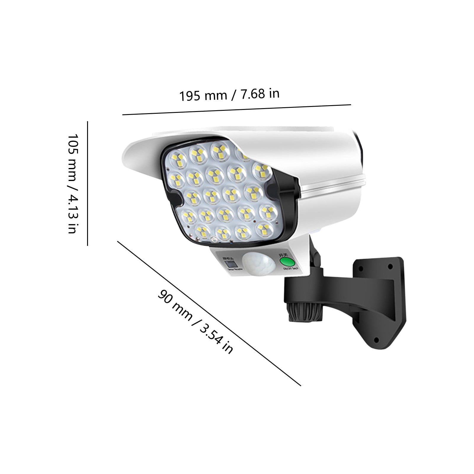 Nywaba Solar Modern Bedsid Lamp,Outdoor Lights,Motion Sensor Powered Lights IP65,3 Modes,for Indoor Outdoor Home, Office, Shop, Garage