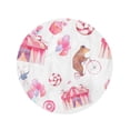 thumbnail image 2 of SIDONKU 60 inch Round Beach Towel Blanket Watercolor Circus Air Balloons Sweet Donuts Party Cupcakes Travel Circle Circular Towels Mat Tapestry Beach Throw, 2 of 2