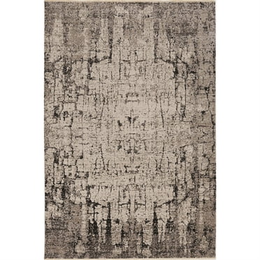 Karina 8253 Ivory/Grey Palette Area Rug, Size - 5'3" x 7'7"