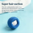 thumbnail image 2 of CELNNCOE Pet Hair Remover for Laundry,Lint Remover Washing Balls Reusable Pet Hair Catcher, Hair Cleaning Ball,Washing Machine Hair Catcher Dryer Balls for Clothing Dog Cat Pet Fur Remover,9Pcs Bule, 2 of 7