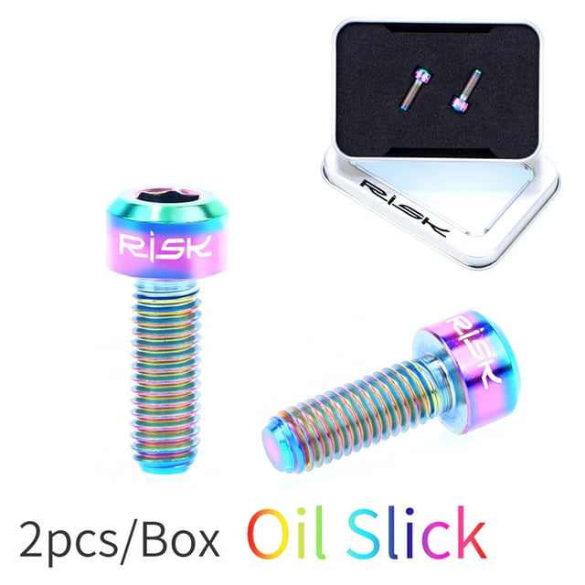 Bangcool 2PCS Derailleur Lever Fixing Bolts M5 Derailleur Lever Bolt Bike Accessories
