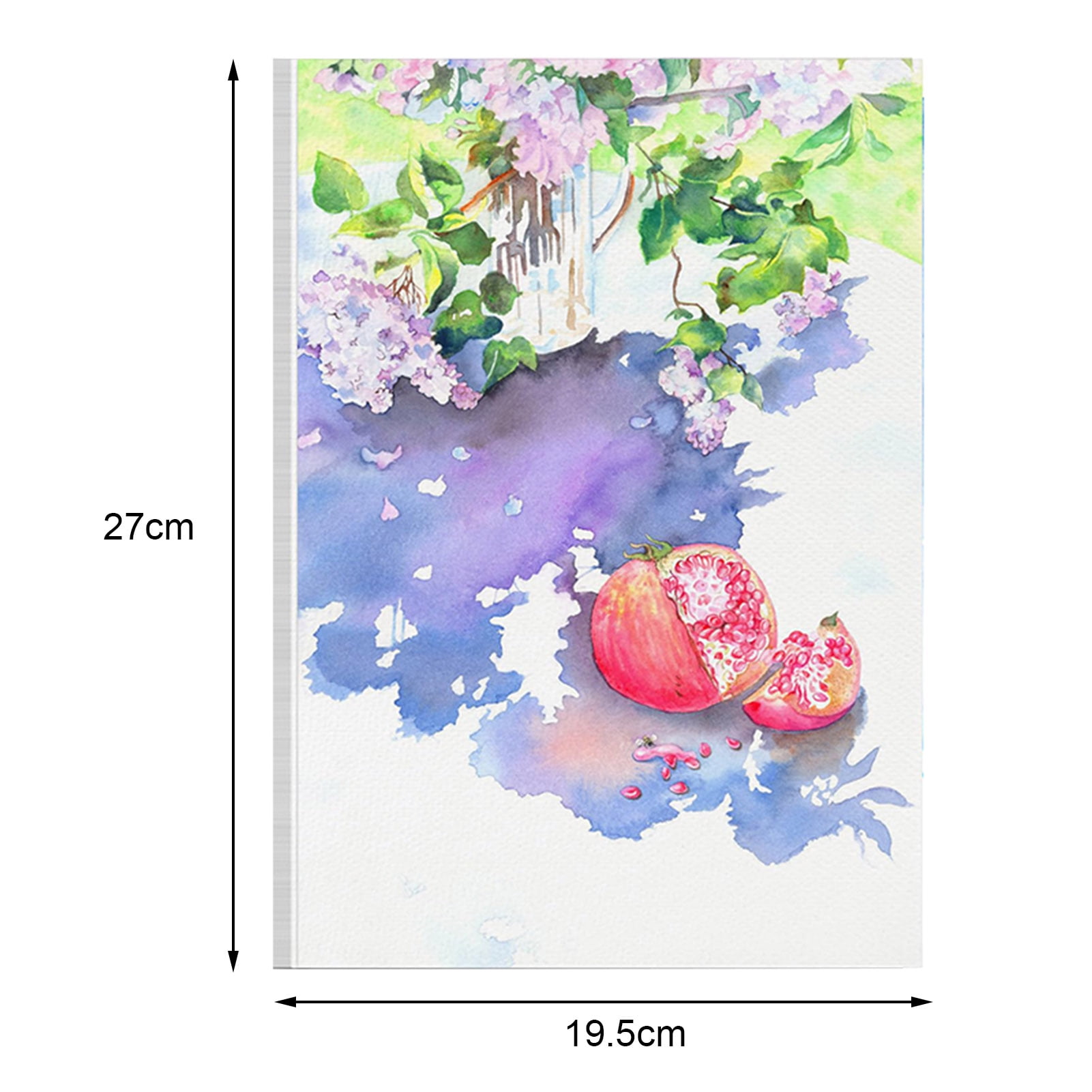 Pnellth 10/20 Sheets Thick Watercolor Paper Kids Students Water Color Paper Bulk Embossed Watercolor Drawing Paint Paper Art Works Supplies