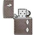 thumbnail image 5 of Zippo 46316 Diamond Pattern Design Black Ice Metal Pocket Lighter, 5 of 10