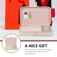 thumbnail image 4 of Shisuyan Watch Display Box Double Layer Pu Leather 1Set 8.3x5.5x1.8in, 4 of 8