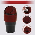 thumbnail image 5 of Unique Bargains Car Trash Can Rhinestones Portable Car Cup Holder Trash Bin Red Black 1pcs, 5 of 6